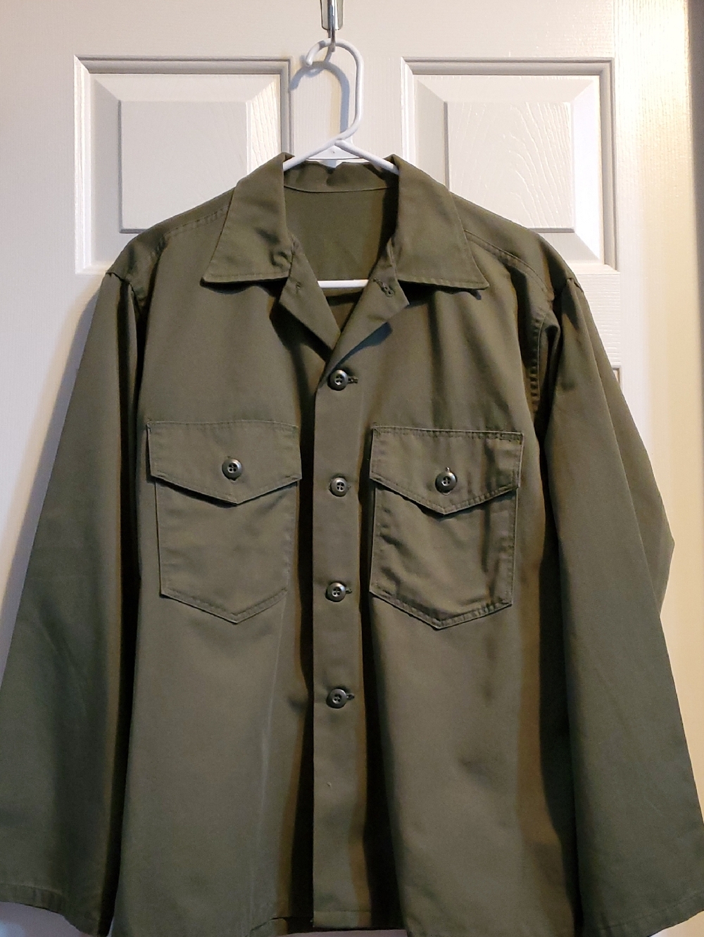 Classic Olive Military-Style Jacket